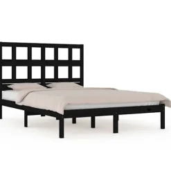 vidaXL Sängar>Sängram massiv furu 120x190 cm