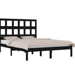 vidaXL Sängar>Sängram massiv furu 120x190 cm