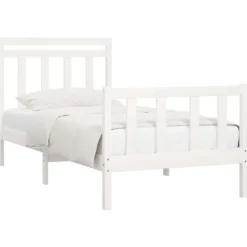 vidaXL Sängar>Sängram massiv furu 100x200 cm