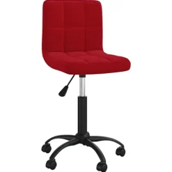 vidaXL Kontorsmöbler>Snurrbar kontorsstol vin sammet