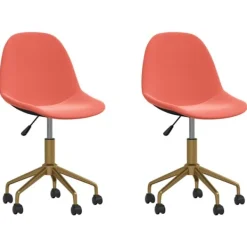 vidaXL Kontorsmöbler>Snurrbara matstolar 2 st sammet