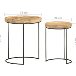 vidaXL Soffbord><noscript><img width=