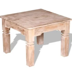 vidaXL Soffbord>Soffbord akaciaträ 60x60x45 cm
