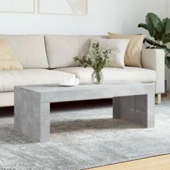 vidaXL Soffbord>Soffbord betong 102x50x36 cm konstruerat trä