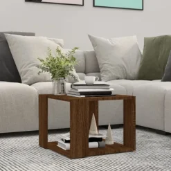 vidaXL Soffbord>Soffbord ek 40x40x30 cm konstruerat trä
