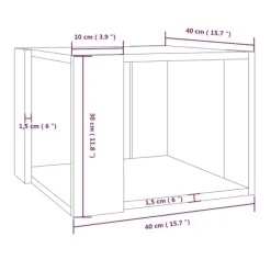 vidaXL Soffbord><noscript><img width=