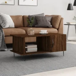 vidaXL Soffbord>Soffbord ek 90x50x40 cm konstruerat trä