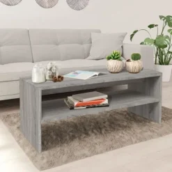 vidaXL Soffbord>Soffbord sonoma 100x40x40 cm konstruerat trä