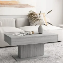 vidaXL Soffbord>Soffbord sonoma-ek 96x50x45 cm konstruerat trä