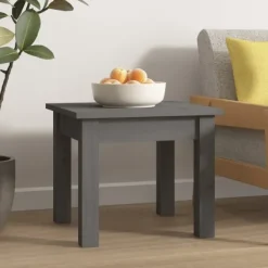 vidaXL Småbord>Soffbord 35x35x30 cm massiv furu