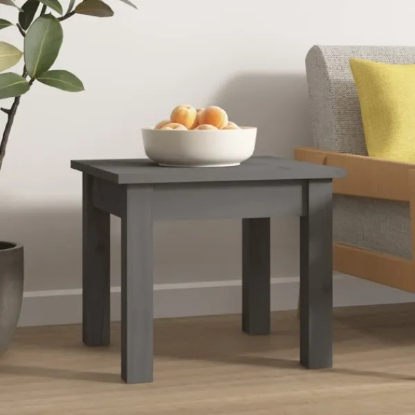 vidaXL Småbord>Soffbord 35x35x30 cm massiv furu