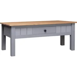 vidaXL Soffbord>Soffbord 100x60x45 cm massiv furu panama