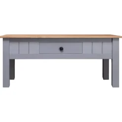 vidaXL Soffbord>Soffbord 100x60x45 cm massiv furu panama