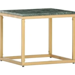 vidaXL Soffbord>Soffbord 40x40x35 cm äkta sten med marmorstruktur