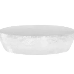 vidaXL Soffbord>Soffbord hamrad aluminium 100x50x28 cm