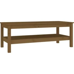 vidaXL Soffbord>Soffbord honungs 110x50x40 cm massiv furu