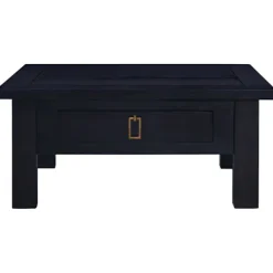 vidaXL Soffbord>Soffbord ljus 68x68x30 cm massiv mahogny