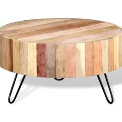 vidaXL Soffbord>Soffbord massivt återvunnet trä