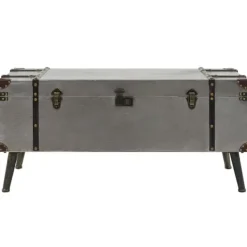 vidaXL Soffbord>Soffbord MDF och aluminium 102x51x47,5 cm