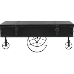 vidaXL Soffbord>Soffbord MDF och granträ 110x55x43 cm