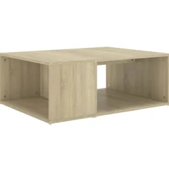 vidaXL Soffbord>Soffbord sonoma-ek 90x67x33 cm konstruerat trä