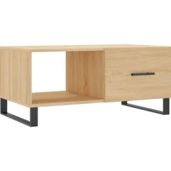 vidaXL Soffbord>Soffbord sonoma-ek 90x50x40 cm konstruerat trä