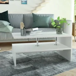 vidaXL Soffbord>Soffbord spånskiva 90x59x42 cm