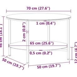 vidaXL Soffbord><noscript><img width=