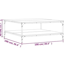 vidaXL Soffbord><noscript><img width=