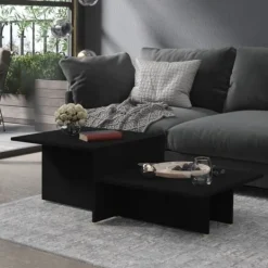 vidaXL Soffbord>Soffbord 111,5x50x33 cm konstruerat trä