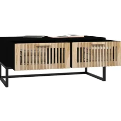vidaXL Sideboards>Soffbord 80x40x35 cm konstruerat trä och järn