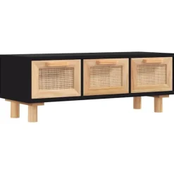 vidaXL Tv-Bänkar>Soffbord 80x40x30 cm konstruerat trä&massiv furu