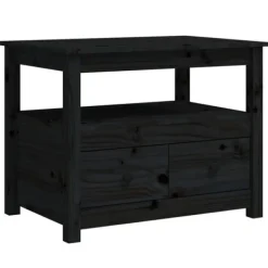 vidaXL Byråer>Soffbord 71x49x55 cm massiv furu