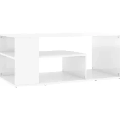 vidaXL Soffbord>Soffbord högglans 100x50x40 cm konstruerat trä