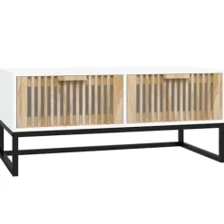 vidaXL Soffbord>Soffbord 80x40x35 cm konstruerat trä och järn