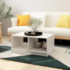 vidaXL Soffbord>Soffbord 75x50x33,5 cm massiv furu