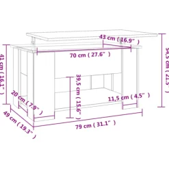 vidaXL Soffbord><noscript><img width=