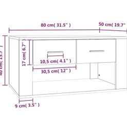 vidaXL Soffbord><noscript><img width=