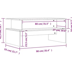 vidaXL Soffbord><noscript><img width=