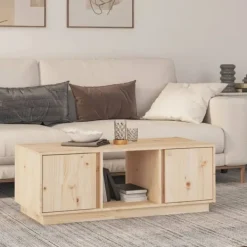 vidaXL Soffbord>Soffbord 110x50x40 cm massiv furu