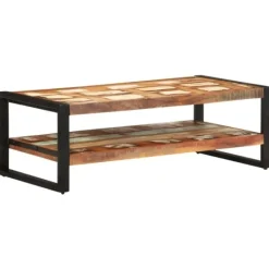 vidaXL Soffbord>Soffbord 120x60x40 cm massivt återvunnet trä