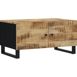 vidaXL Sideboards>Soffbord 80x50x40 cm massivt mangoträ och konstruerat trä