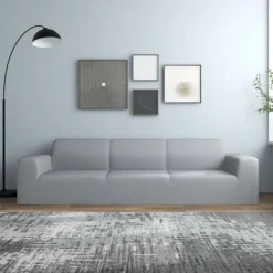 vidaXL Soffor>Sofföverdrag 4-sits med stretch polyesterjersey