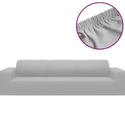 vidaXL Soffor>Sofföverdrag 4-sits med stretch polyesterjersey