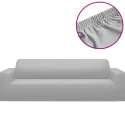 vidaXL Stolar>Sofföverdrag 3-sits med stretch polyesterjersey