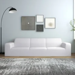 vidaXL Soffor>Sofföverdrag 4-sits med stretch polyesterjersey