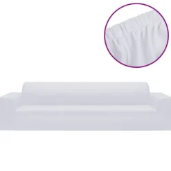 vidaXL Soffor>Sofföverdrag 4-sits med stretch polyesterjersey