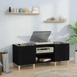 vidaXL Tv-Bänkar>Stereobänk 121x38x48 cm konstruerat trä