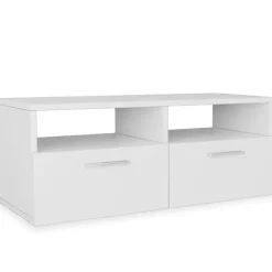 vidaXL Tv-Bänkar>TV-bänk 2 st spånskiva 95x35x36 cm