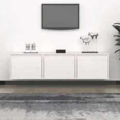 vidaXL Tv-Bänkar>Tv-bänk 3 st massiv furu